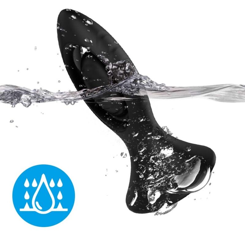 Plug Anal Vibrant Double Stimulation Noir - Armony
