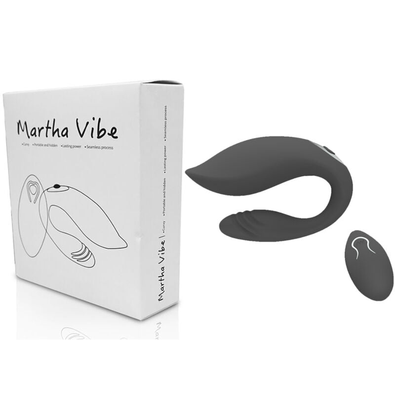 Armony – Stimulateur pour couple avec télécommande Martha – Noir