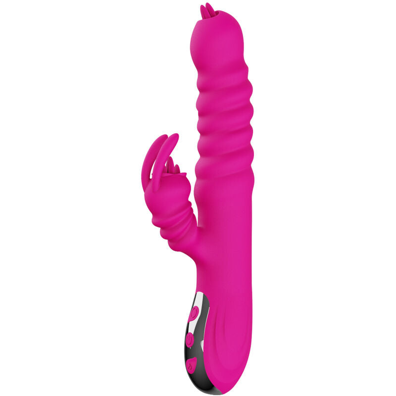 Armony – Vibromasseur Rabbit Multifonction avec Effet Chauffant Fuchsia