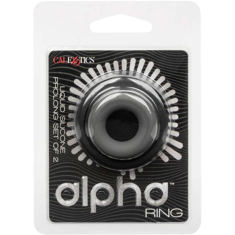 CALEXOTICS - ALPHA PROLONG LOT DE 2 BAGUE GRIS