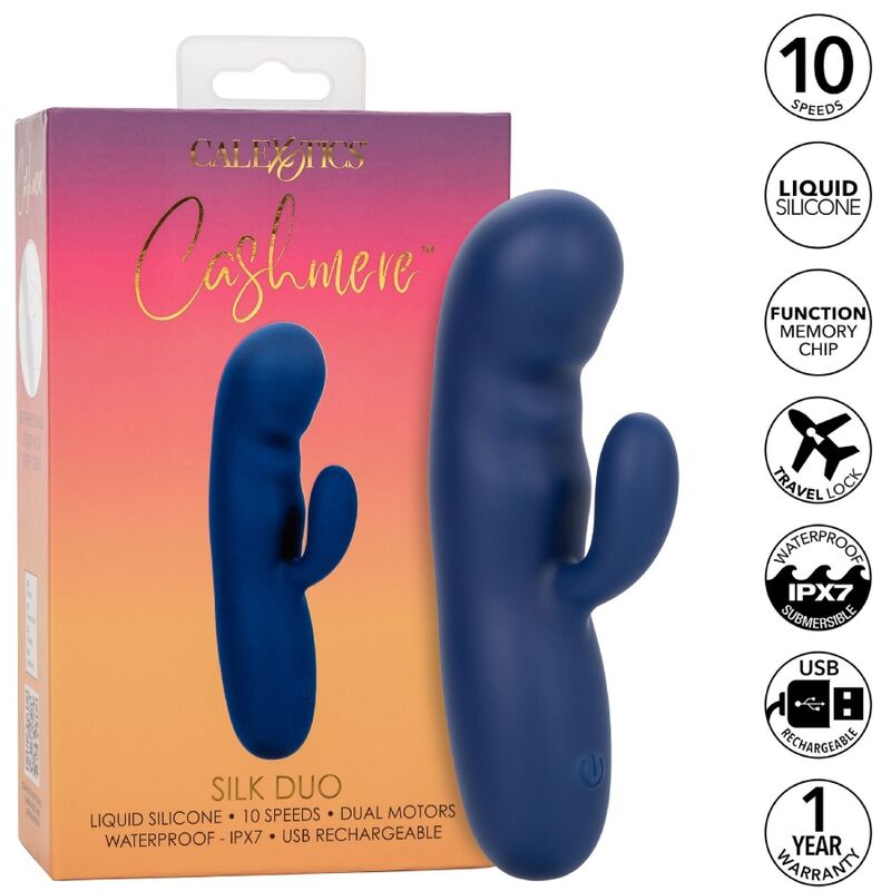 CALEXOTICS - CASHMERE DUO SOIE BLEU