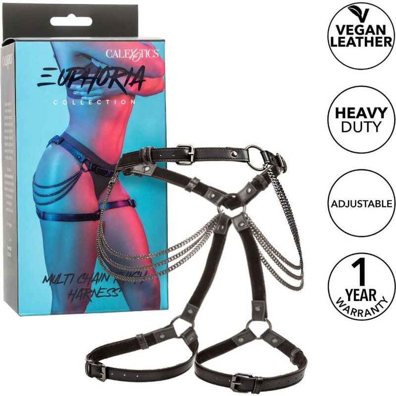 CALEXOTICS - EUPHORIA HARNAIS DE CUISSES MULTI CHAÎNES