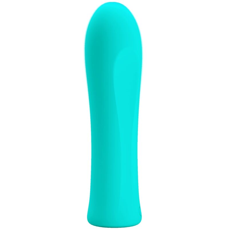 Pretty Love Mini Vibromasseur Alfreda avec 12 Modes de Vibrations en Silicone Bleu
