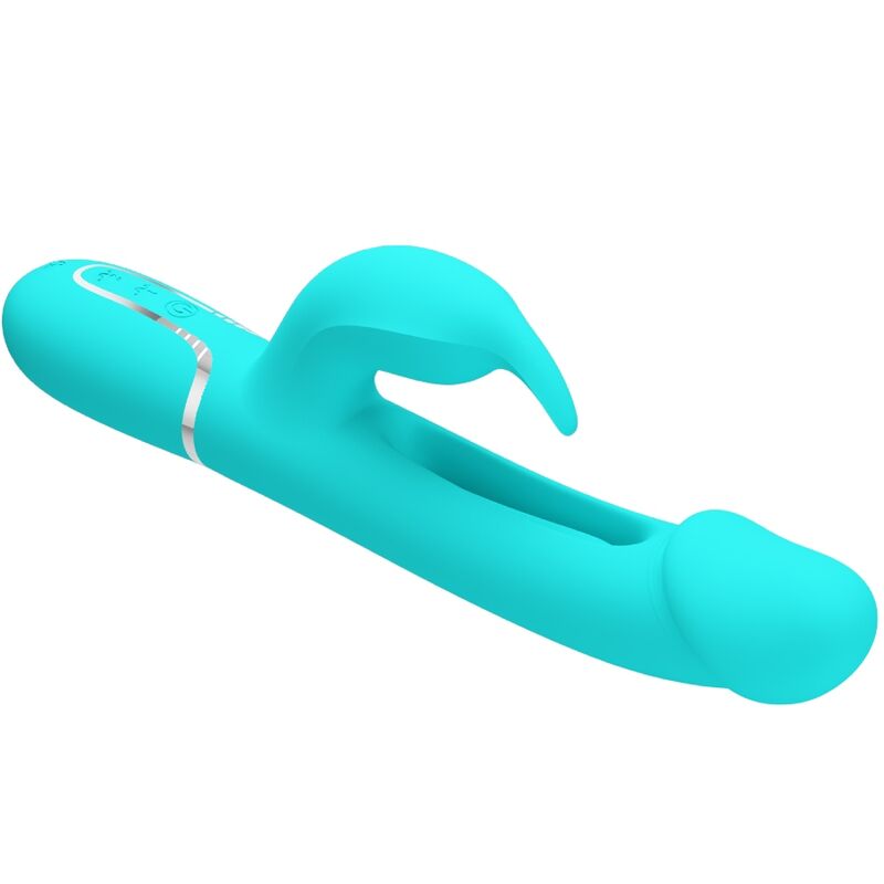 Pretty Love – Stimulateur Rabbit Multifonction 3 en 1 Dejon Bleu