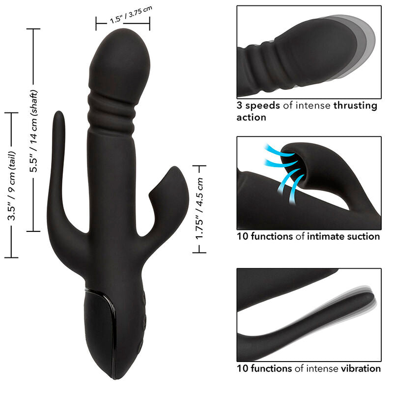 CALEXOTICS - VIBRATEUR TRIPLE EUPHORIA NOIR