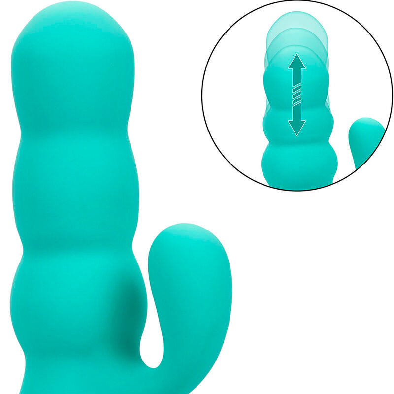 CALEXOTICS - VIBRATEUR DEL MAR DIVA RABBIR AQUA GREEN PAR CALIFORNIA DREAMING