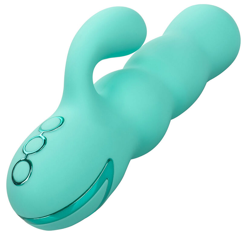 CALEXOTICS - VIBRATEUR DEL MAR DIVA RABBIR AQUA GREEN PAR CALIFORNIA DREAMING