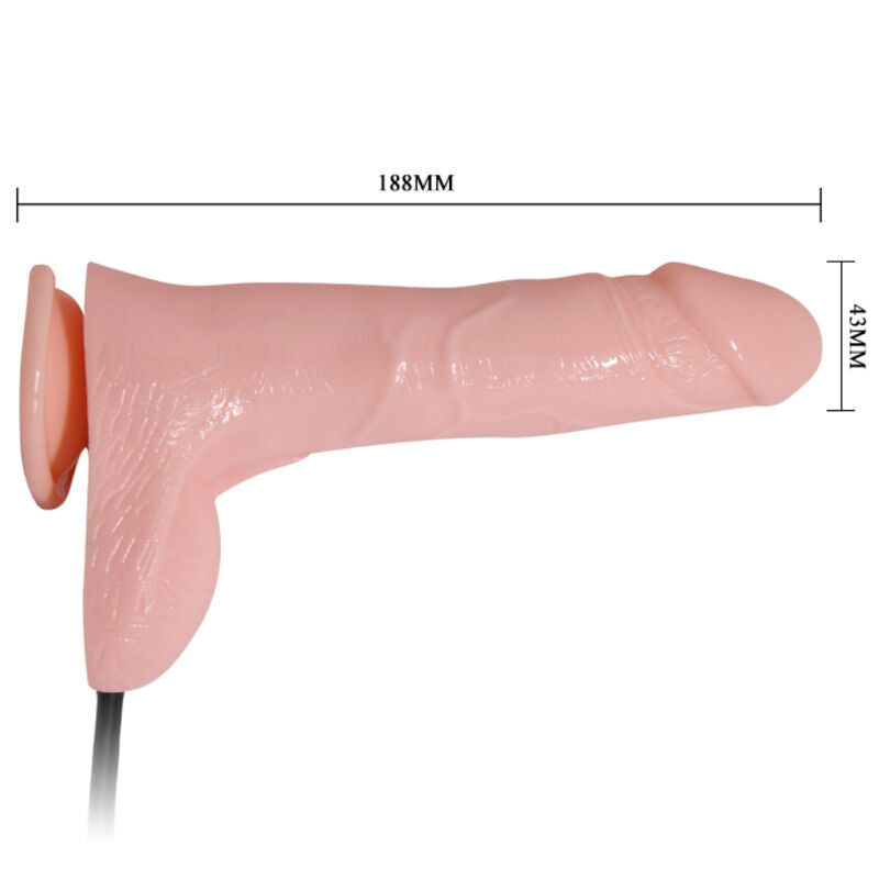 Baile - gode réaliste gonflable avec ventouse 15 cm