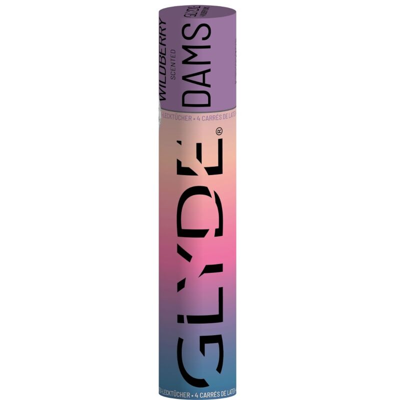 Sheer Glyde – Digues Buccales en Latex Saveur Mûre - 4 unités