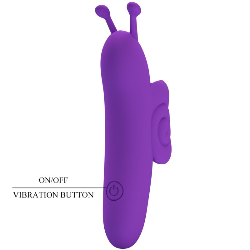 Pretty love - snail puissant stimulateur de doigts violet