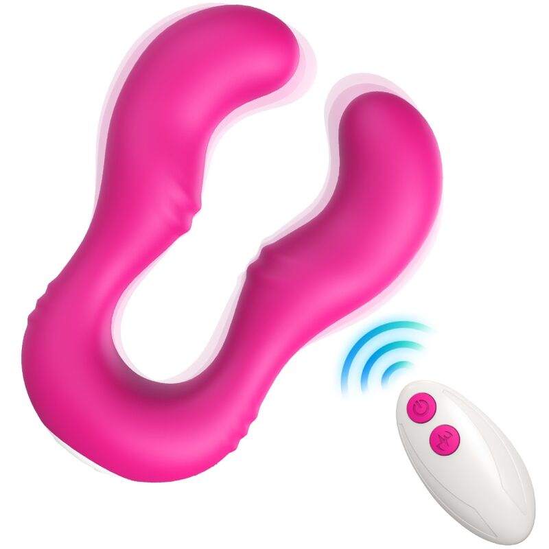 Vibromasseur Double Seraph Télécommandé Fuchsia - Armony