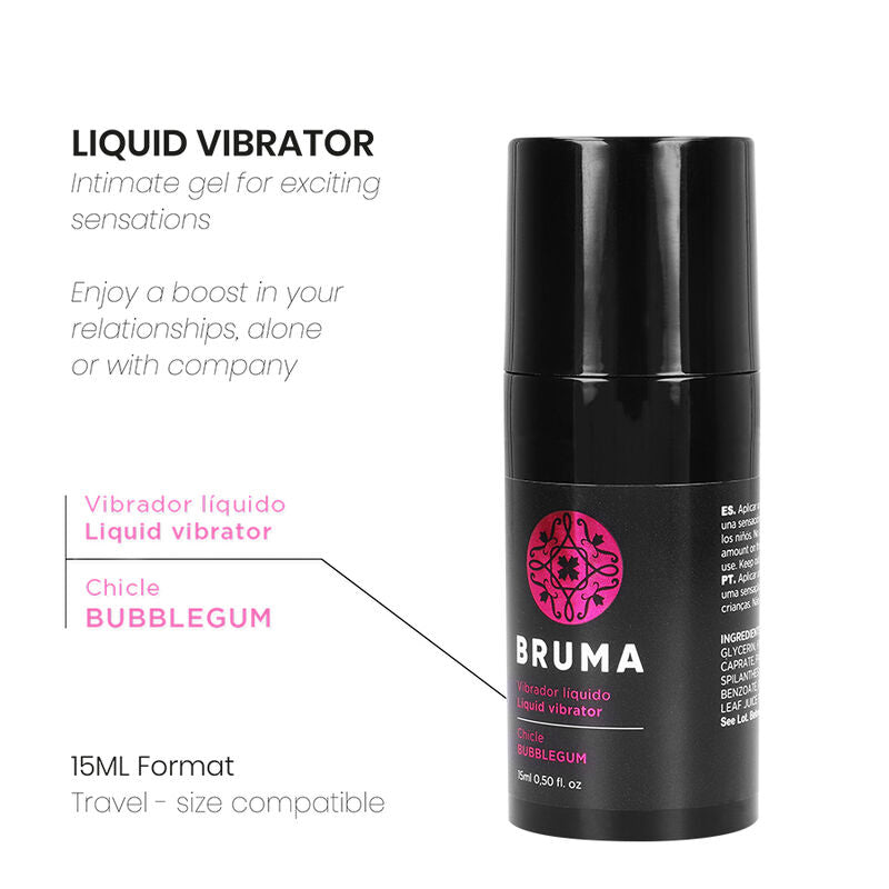 Gel Stimulant Bruma Liquide Ultra Glissant Bubblegum 15ml