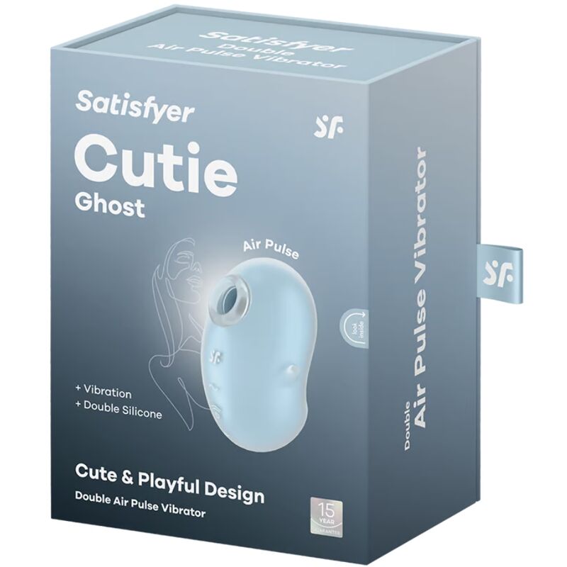 Satisfyer - Vibromasseur Clito Compact Cutie Ghost - Bleu