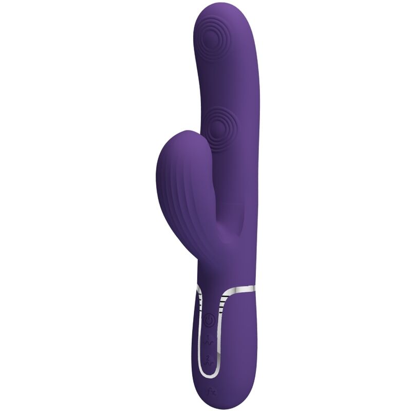 Pretty Love – Vibromasseur double stimulation multifonction 3 en 1 – Violet