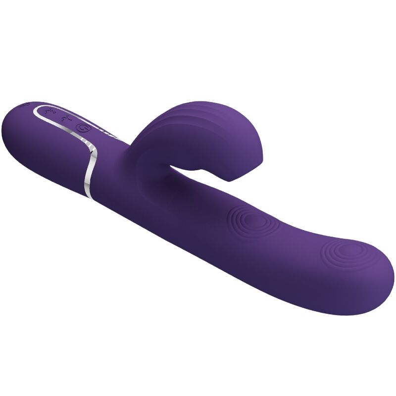 Pretty Love – Vibromasseur double stimulation multifonction 3 en 1 – Violet