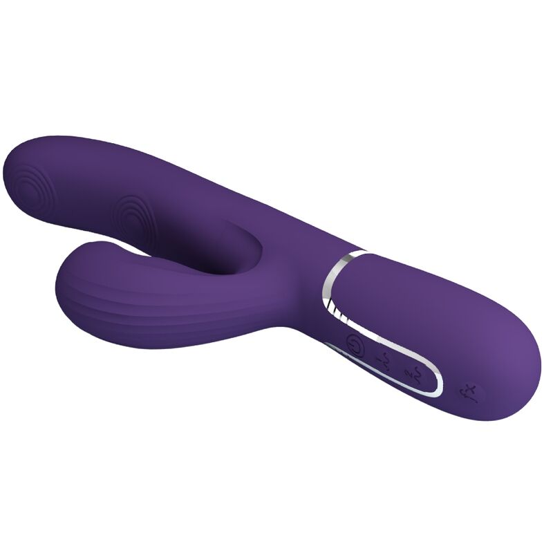 Pretty Love – Vibromasseur double stimulation multifonction 3 en 1 – Violet