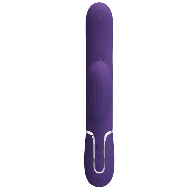 Pretty Love – Vibromasseur double stimulation multifonction 3 en 1 – Violet