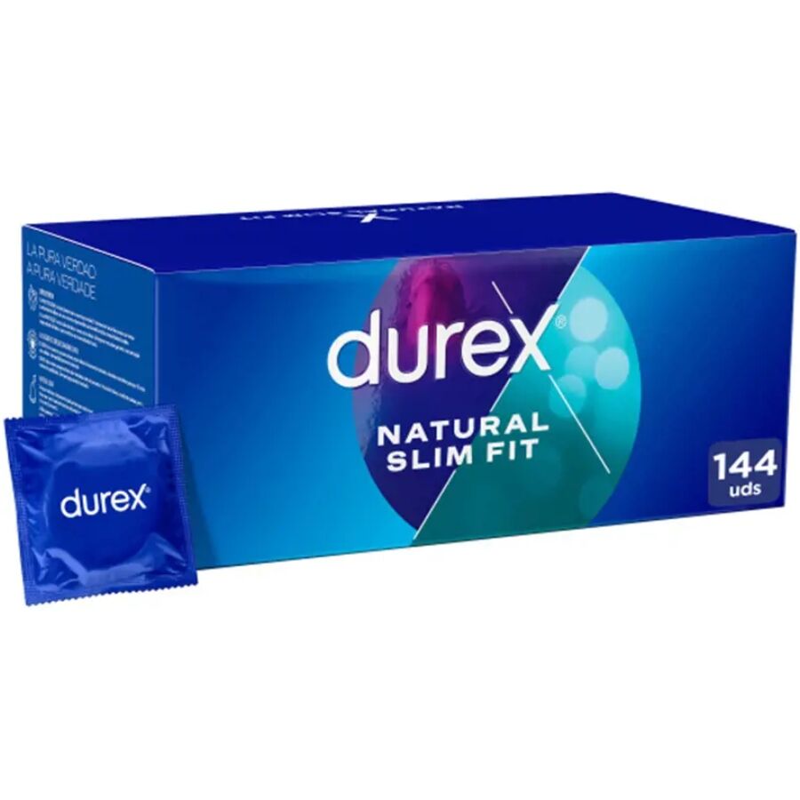 Durex - base naturel slim fit 144 unités