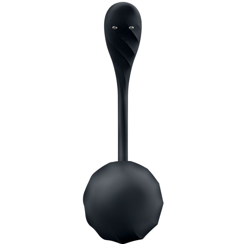 Satisfyer - ribbed petal télécommande de stimulateur de point g noir application gratuite