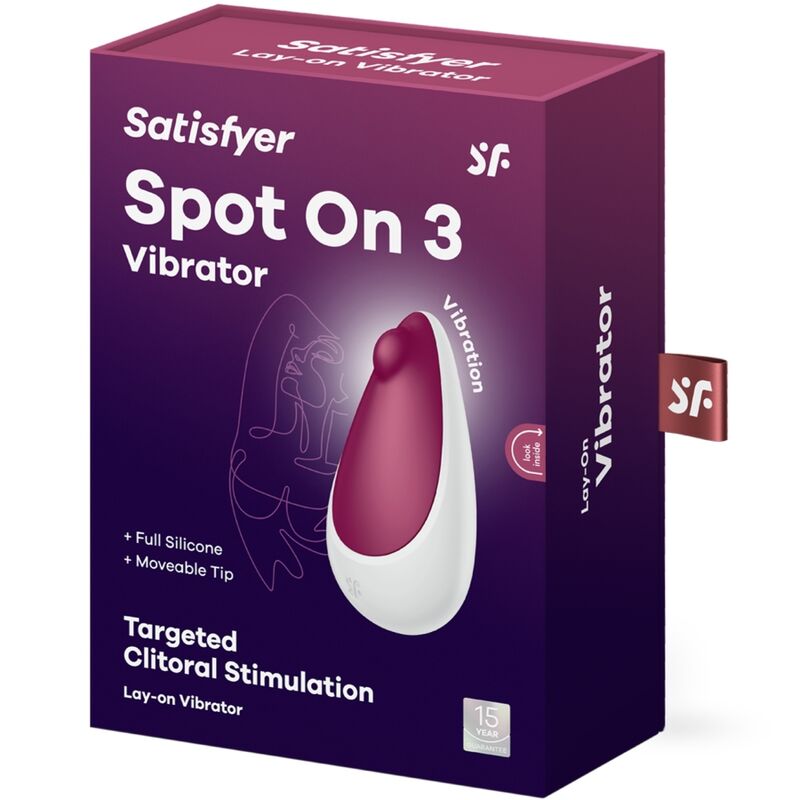 SATISFYER - SPOT ON 3 STIMULATEUR CLITORAL BAIES