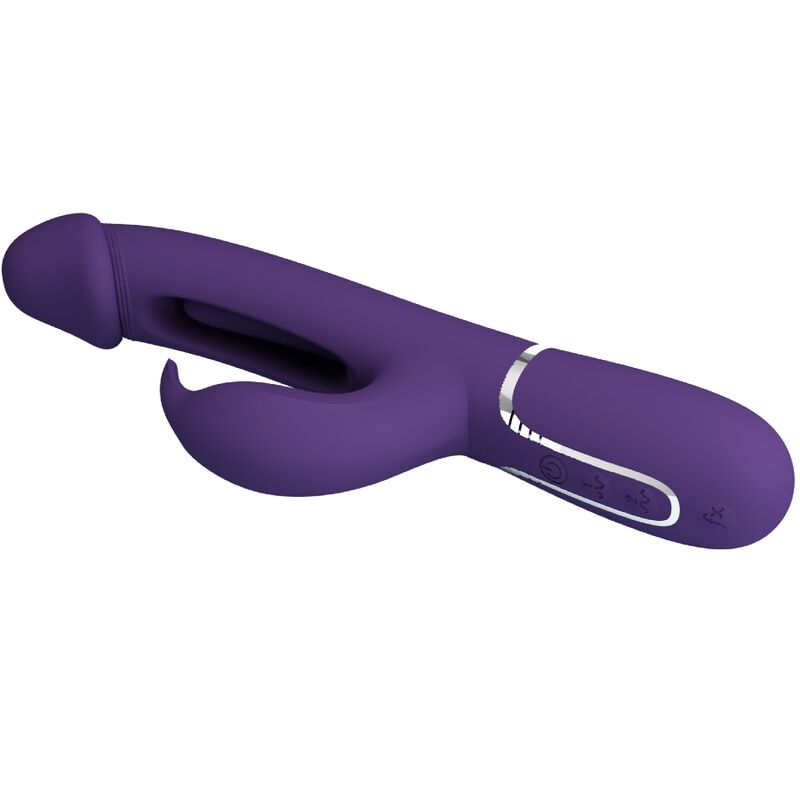 Pretty Love – Vibromasseur double stimulation multifonction 3 en 1 – Violet