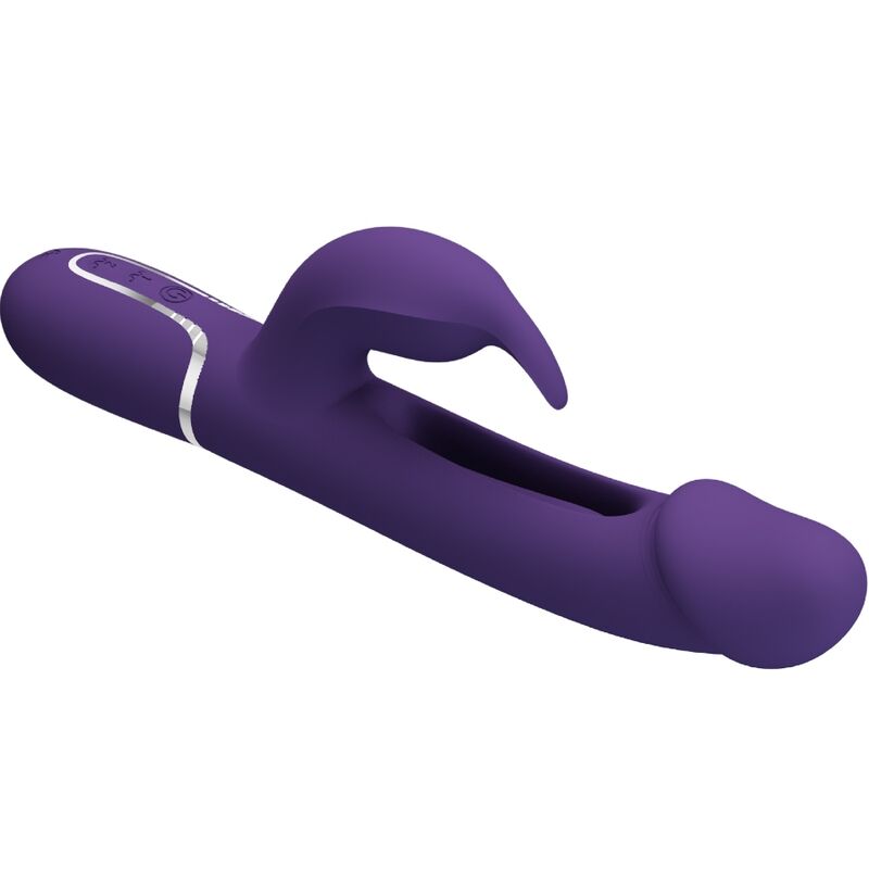 Pretty Love – Vibromasseur double stimulation multifonction 3 en 1 – Violet