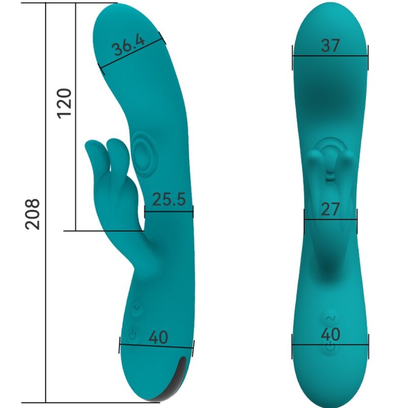 Armony – Vibromasseur Rabbit Dancing Bunny 10 Vitesses Vert