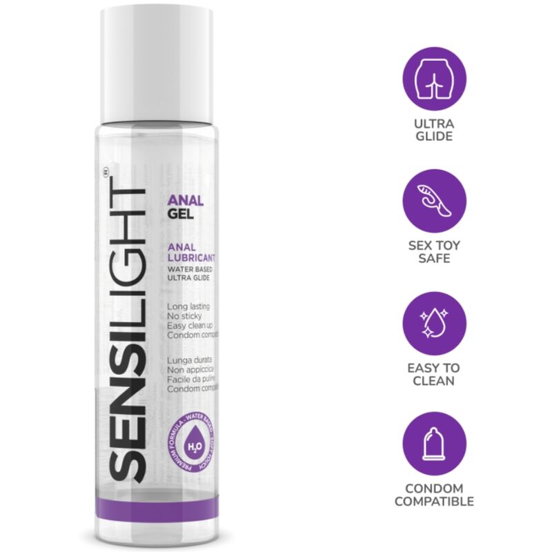 Intimateline - gel anal glissant sensilight 60 ml