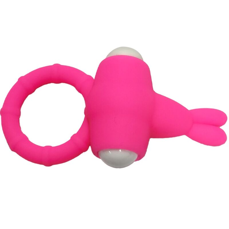 ARMONY - MS BUNNY ANNEAU VIBRATEUR SILICONE ROSE