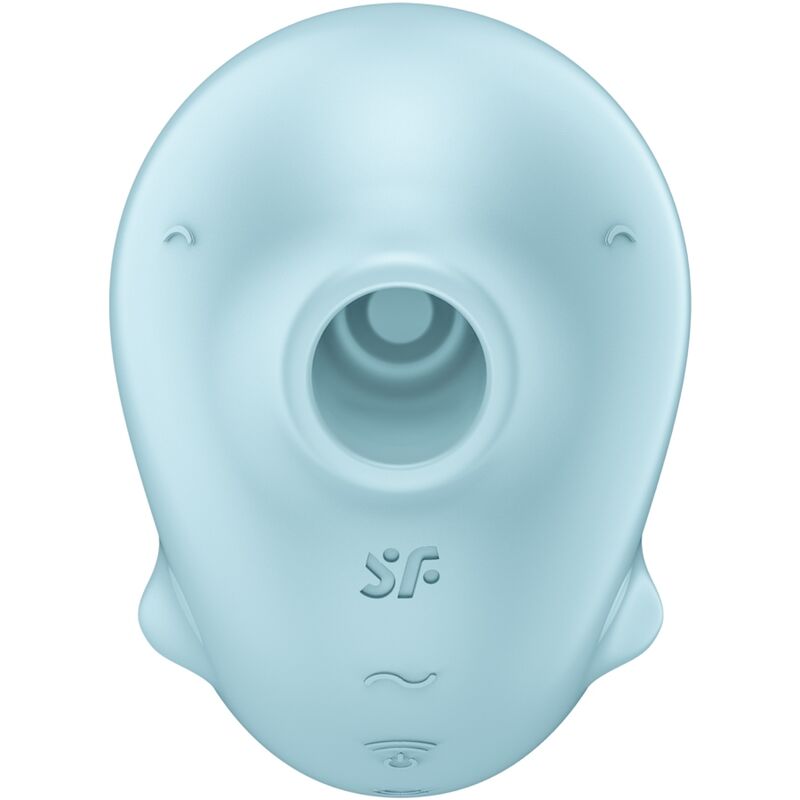 Satisfyer - sassy seal stimulateur et vibrateur bleu