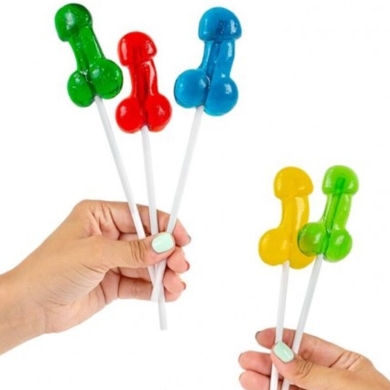 Secret Play – Présentoir de 40 Sucettes en forme de Pénis - 5 saveurs assorties