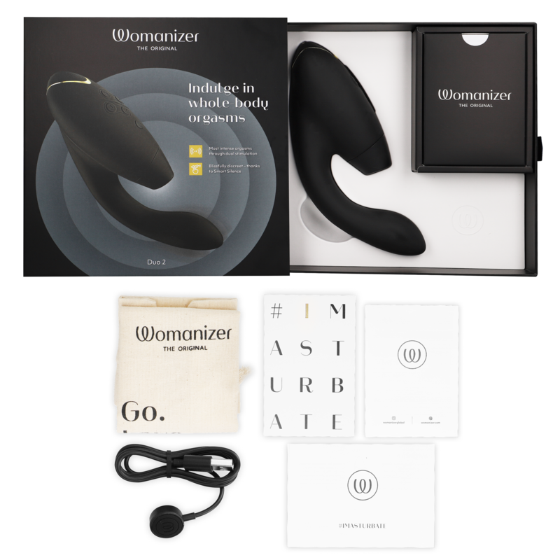 Womanizer - Duo 2 Double Stimulation du Clitoris | Noir