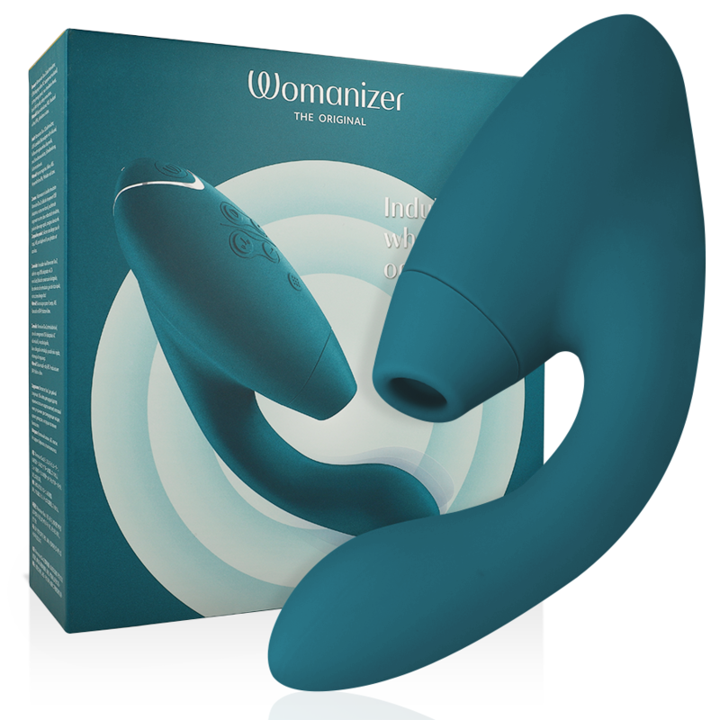Womanizer - Duo 2 Double Stimulation du Clitoris | Bleu Pétrole