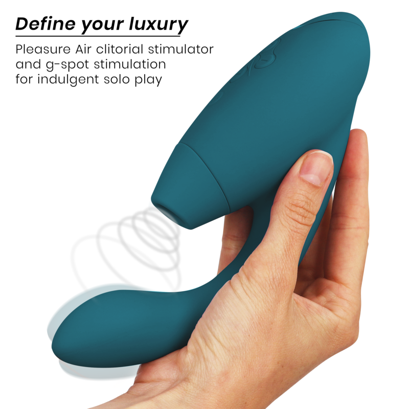 Womanizer - Duo 2 Double Stimulation du Clitoris | Bleu Pétrole