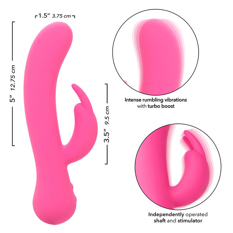 CALEXOTICS - FIRST TIME VIBRATEUR LAPIN RECHARGEABLE ROSE