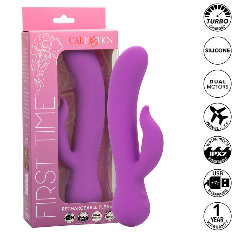 CALEXOTICS - FIRST TIME VIBRATEUR PLEASER RECHARGEABLE VIOLET