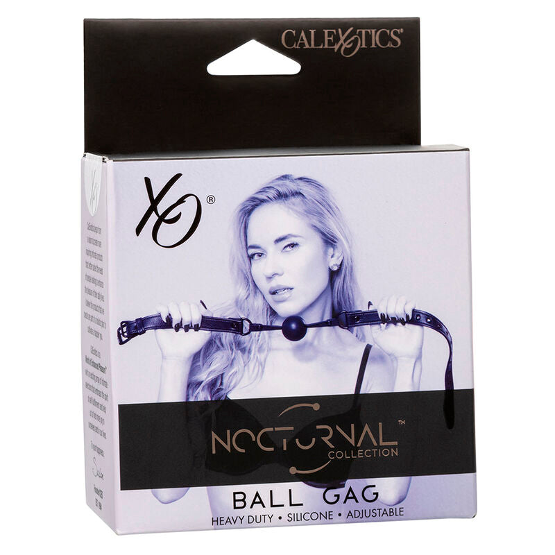 CALEXOTICS - NOCTURNAL BÂILLON À BOULE EN SILICONE NOIR