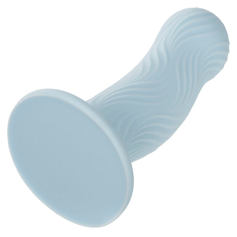Calexotics - wave rider plug anal en mousse bleu