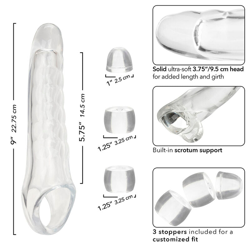 Calexotics - maxx extenseur de pénis réglable transparent