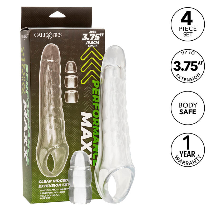 Calexotics - maxx extenseur de pénis réglable transparent
