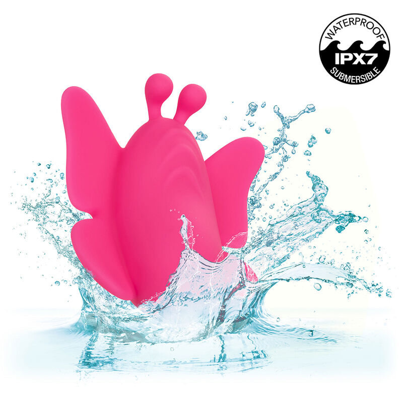 CALEXOTICS - NEON VIBES FLUTTER VIBE STIMULATEUR 10 VIBRATIONS ROSE