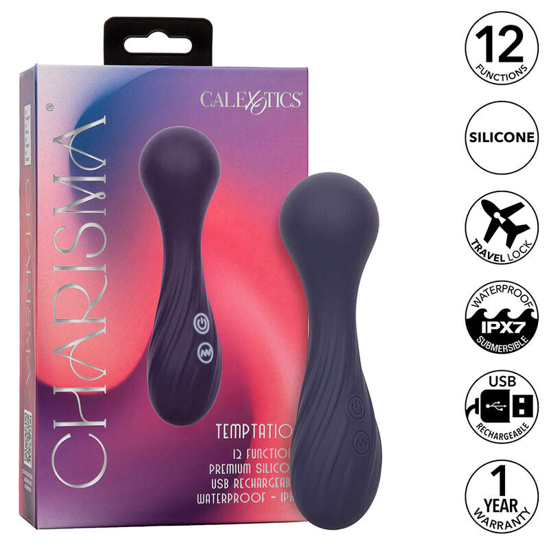 CALEXOTICS - CHARISMA TEMPTATION MASSEUR 12 FONCTIONS VIOLET