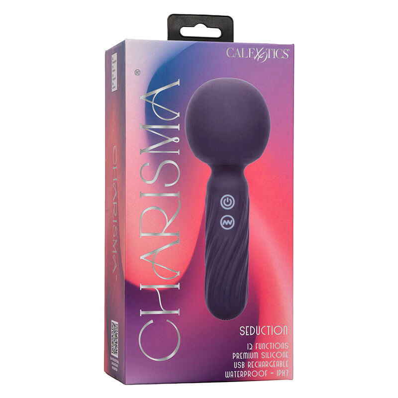 CALEXOTICS - CHARISMA SEDUCTION MASSEUR 12 FONCTIONS 17,75 CM X 6,25 CM VIOLET