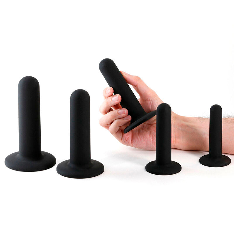 Ns Novelties - Kit dilatateurs silicone Renegade Noir - 5 pièces