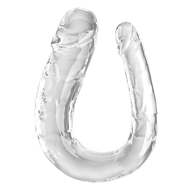 King Cock Double Gode 44 cm Transparent