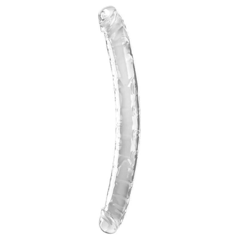 King Cock Double Gode flexible 46 cm Transparent