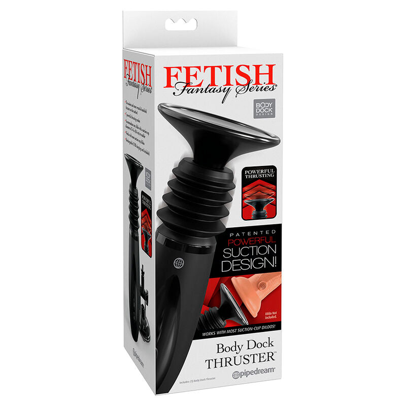 Fetish fantasy series - body dock pince à gode thruster avec 7 modes de poussée noir