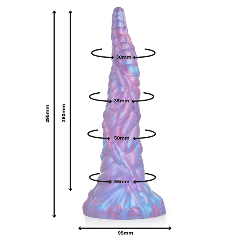 Epic - Gode ventouse en forme de tentacule Nokken - Violet