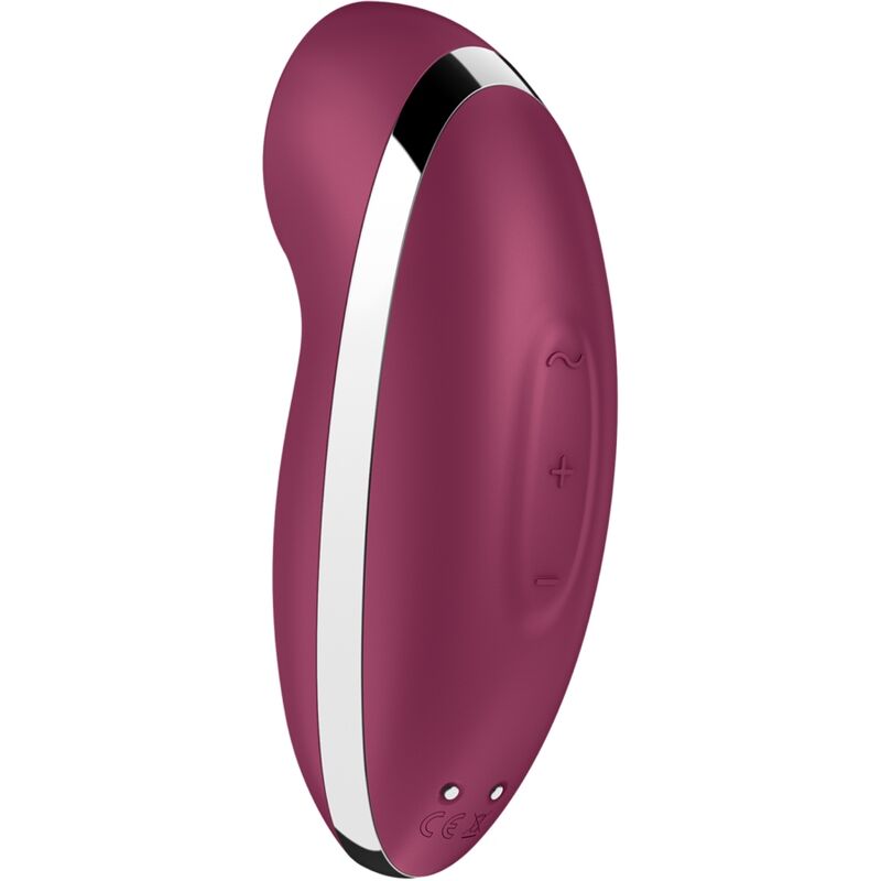 Satisfyer - tap & climax 2 vibrateur & stimulateur rouge