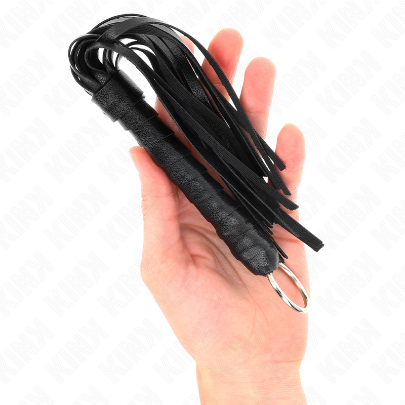 Kink - simple mini fouet noir 28 cm